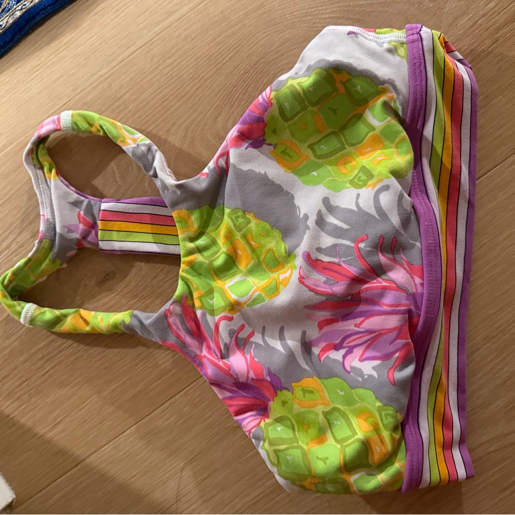 Trina Turk Multicolor Pineapple Print Tank Top Uk 8 .